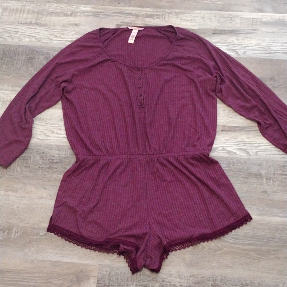 Victoria's Secret Pajama Romper Size X large